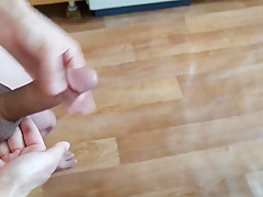 young boy, shoots sperm